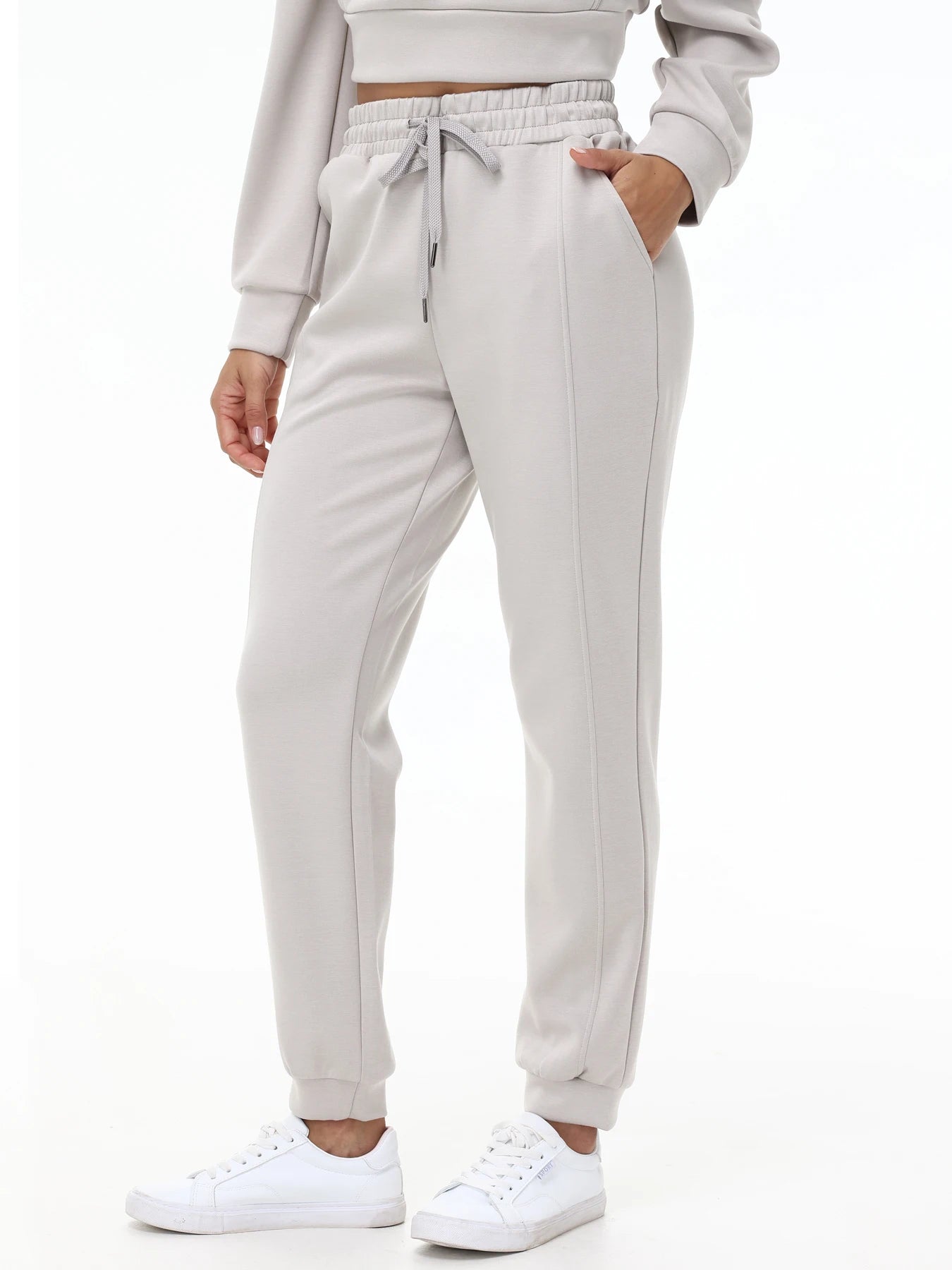 Womens High Waisted Jogger Pants with Pockets for Workout and Lounge