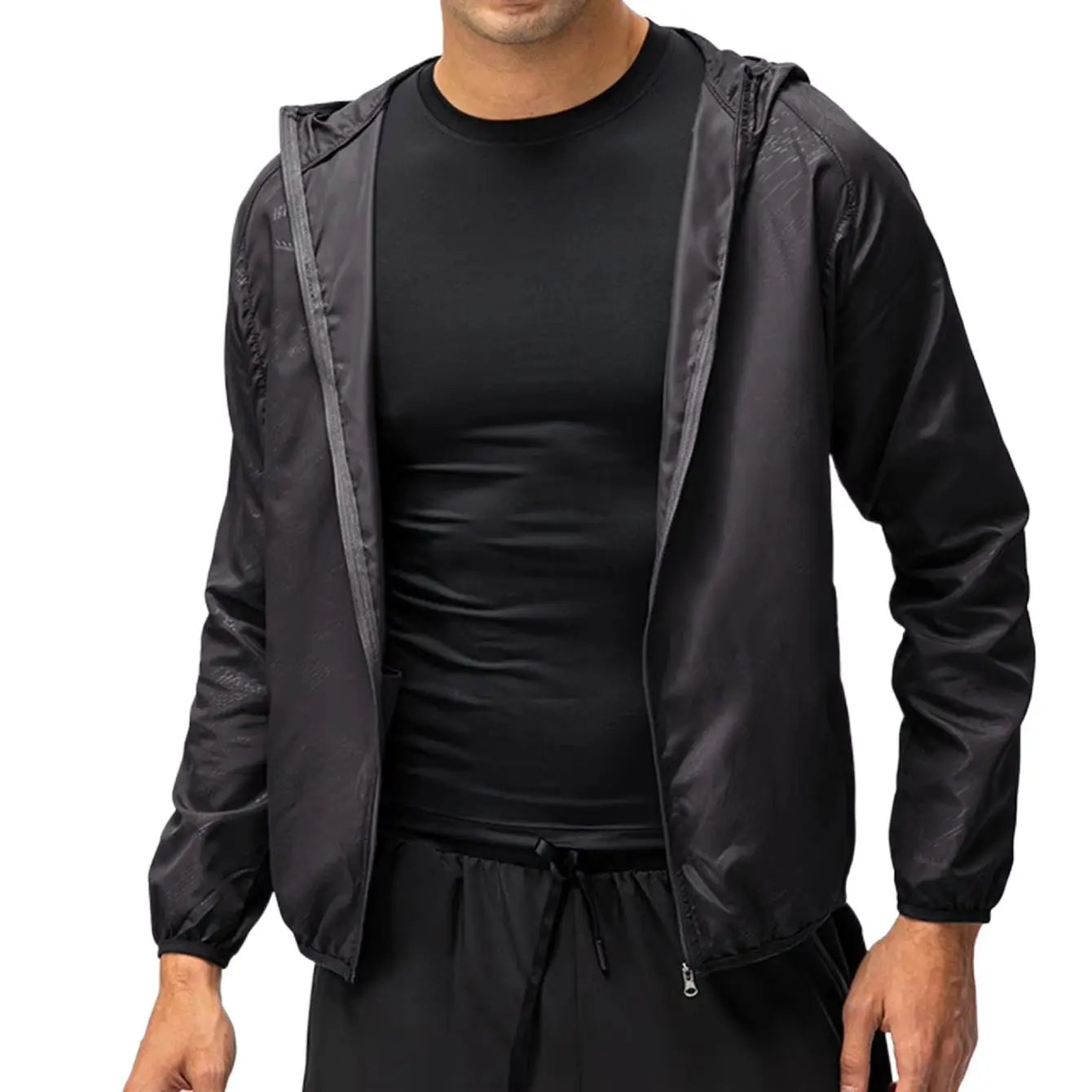 Men's Lightweight Sports Jacket for Running and Outdoor Training Activities