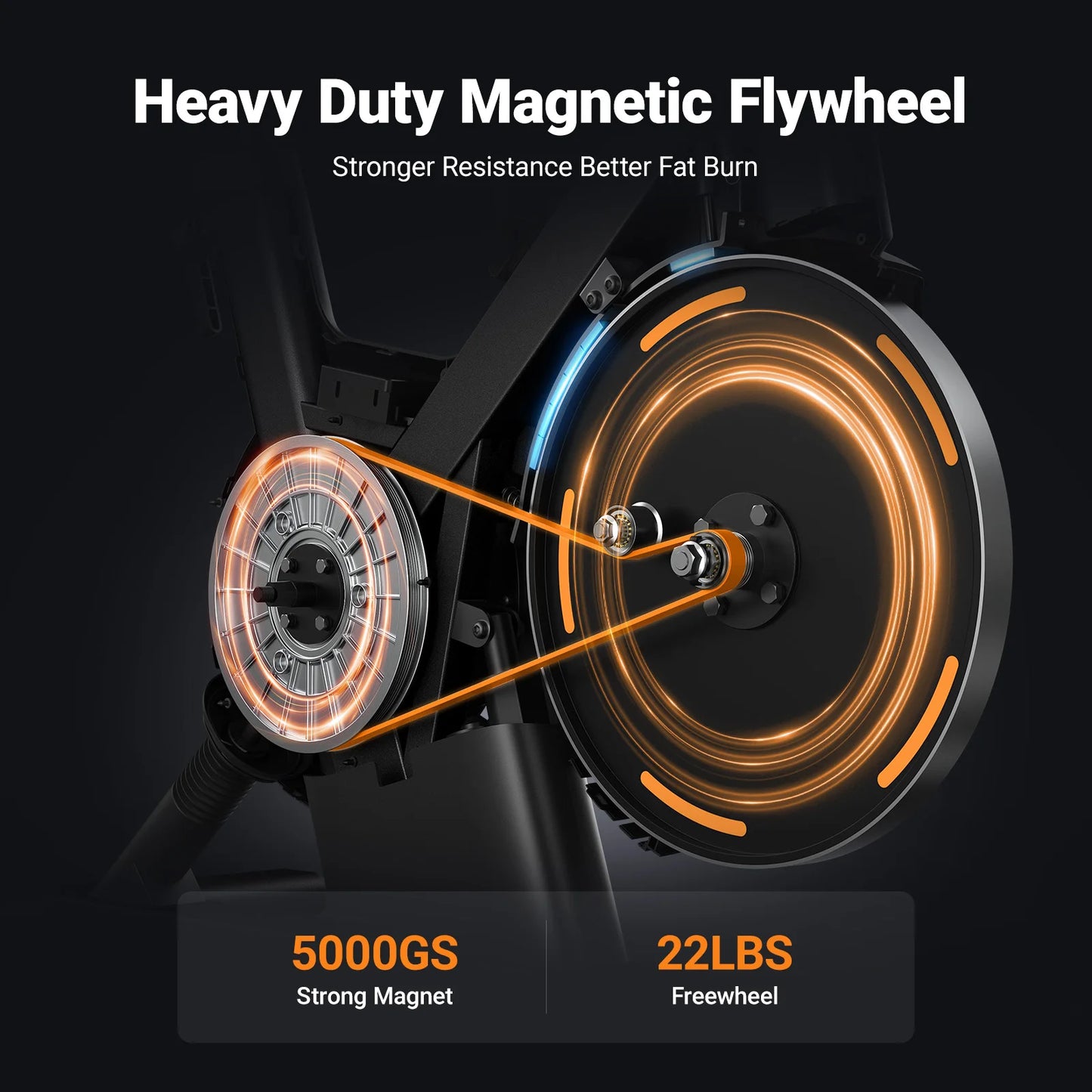 MERACH Smart Magnetic Exercise Bike Indoor Cycling Adjustable Incline Home Use