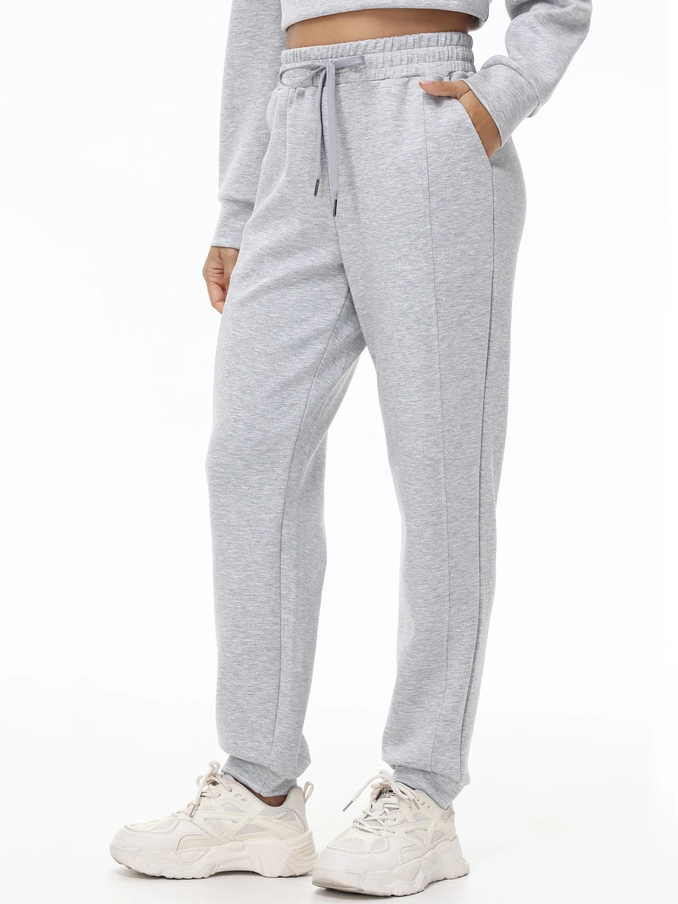 Womens High Waisted Jogger Pants with Pockets for Workout and Lounge
