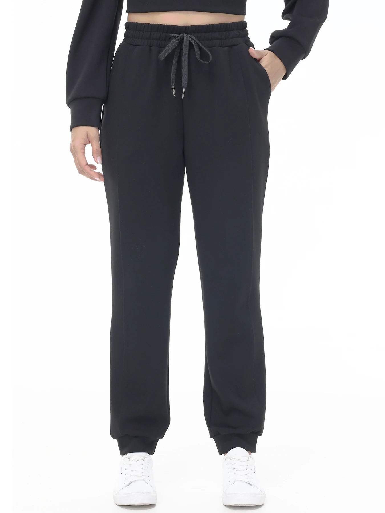 Womens High Waisted Jogger Pants with Pockets for Workout and Lounge