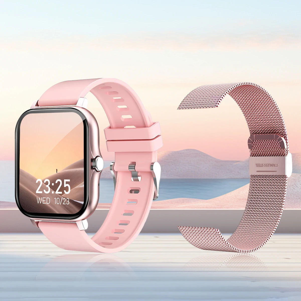LOMAXFR Smart Watch with Wireless Calling Fitness Tracker for iPhone and Android