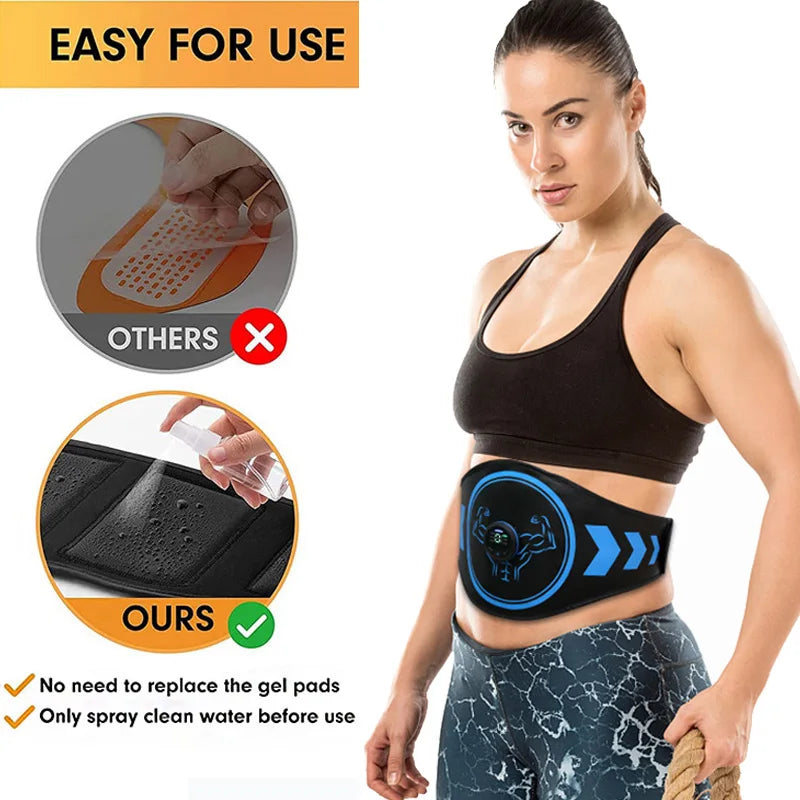 XMSJEMS Abdominal Toning Belt EMS Muscle Stimulation