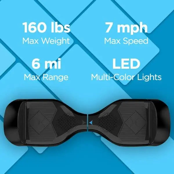 Hover-1 I-200 Black Hoverboard with 36V Lithium Battery and High Speed