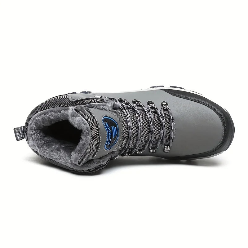 Winter Boots PU Sneakers, Snow Boots, Hiking Boots & - Non-Slip & High Top!