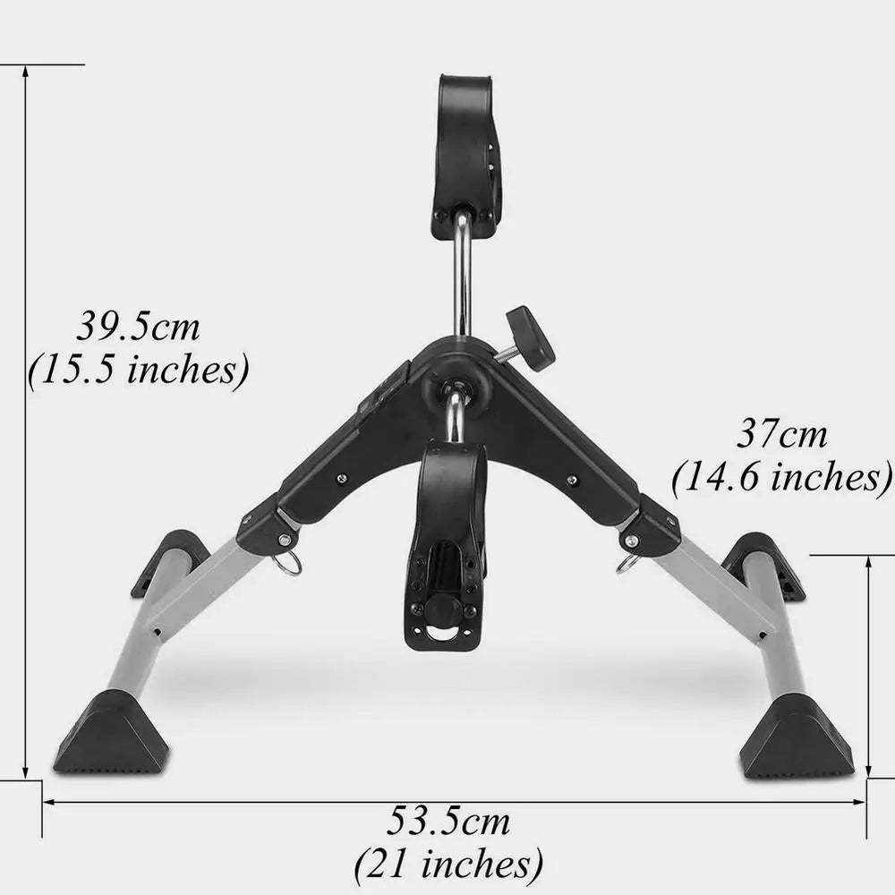 Adjustable Resistance Exercise Bike With LCD For Home Rehab Hand And Leg Trainer