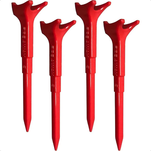 Premium Golf Tees with Height Markers for Reduced Ball Spin and Precision Trajectory