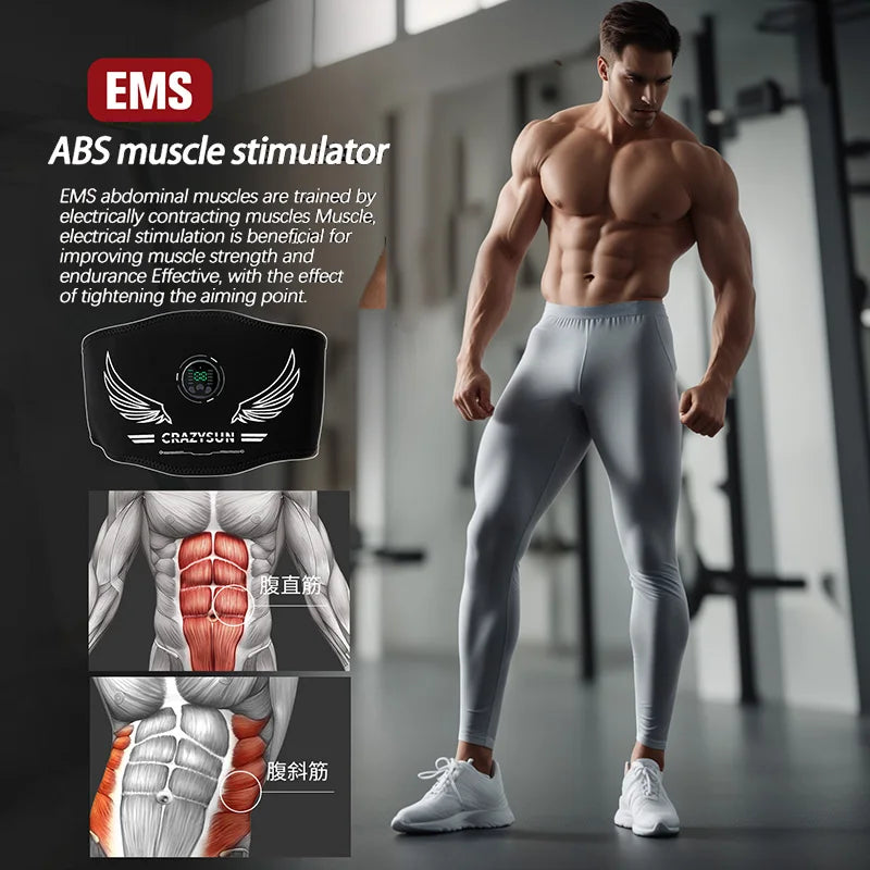 Eelhoe Abdominal Toning Belt EMS Muscle Stimulator