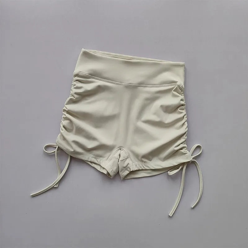 Summer Yoga Shorts Women Breathable High Waist Running Gym
