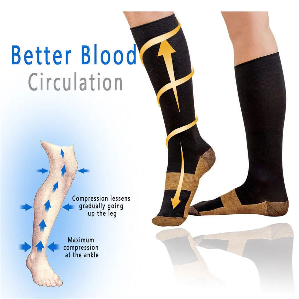 Guangdong Copper Compression Socks Unisex 20 30 MmHg