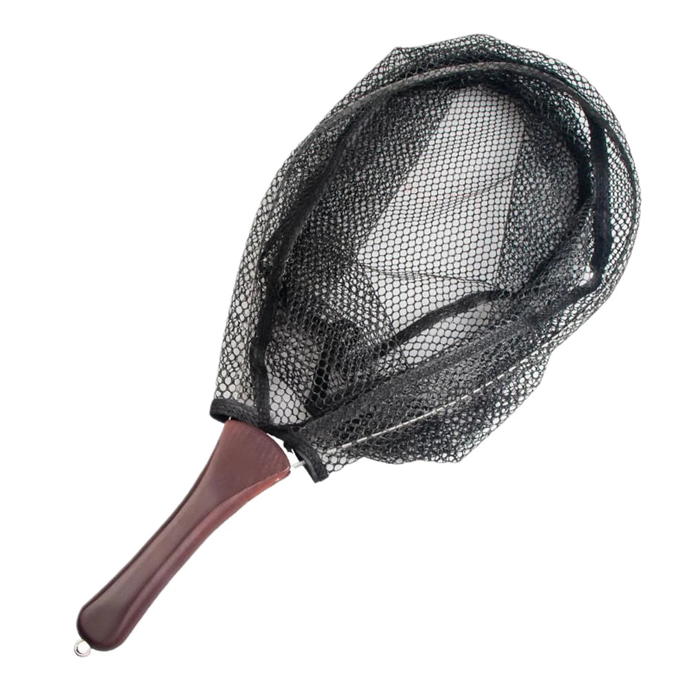 Shunmaii Folding Fishing Landing Net With Wooden Handle