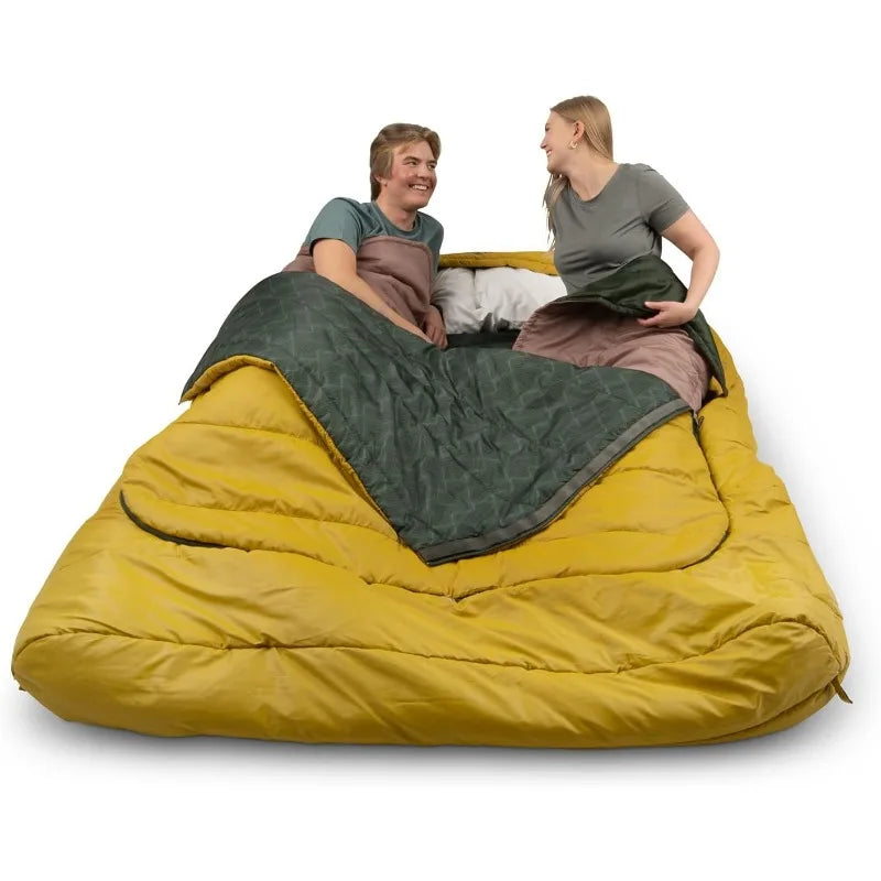 Kelty Tru Comfort Doublewide 20 Degree Two Person Sleeping Bag for Camping