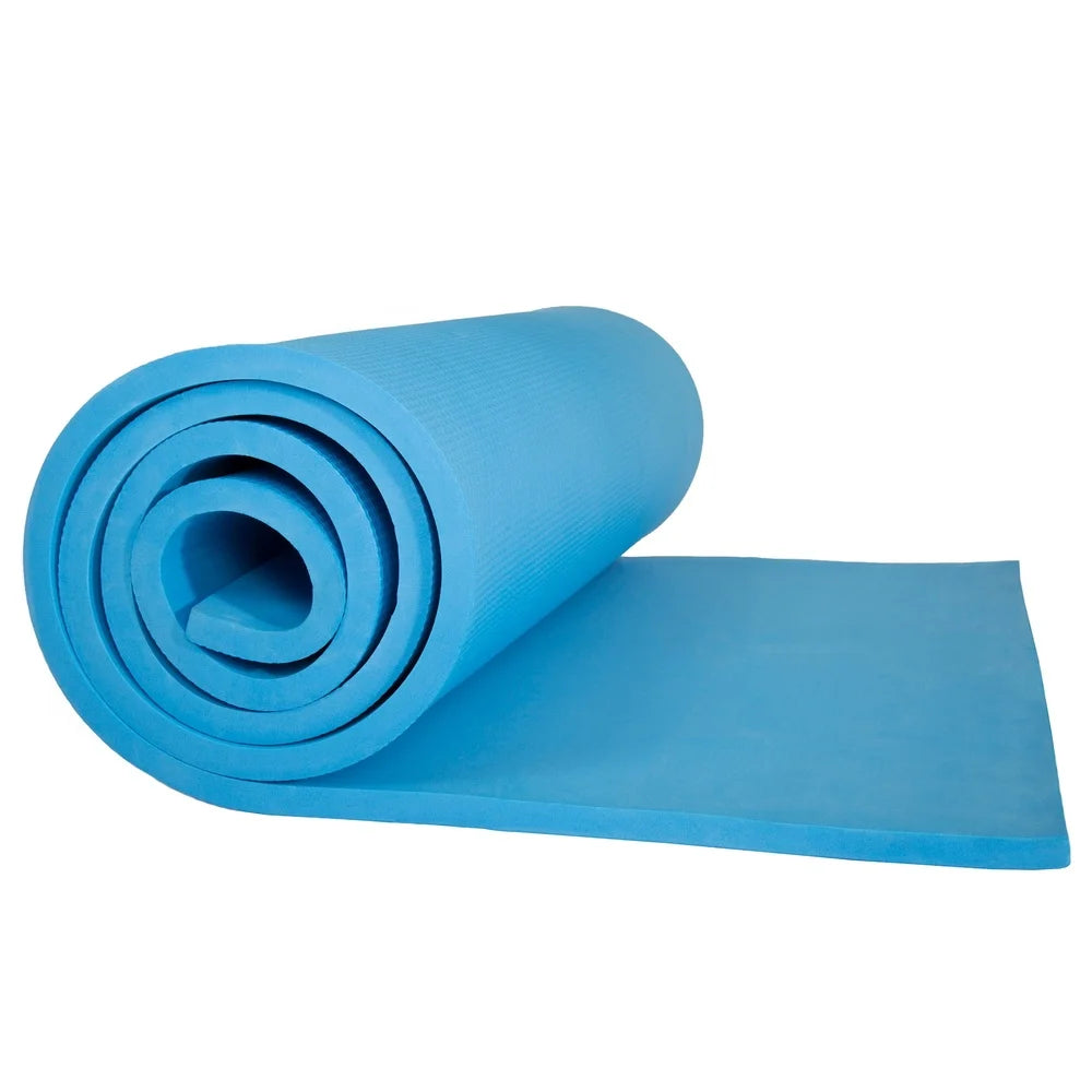Lightweight Non Slip Foam Sleeping Pad with Carry Strap Camping Hiking Yoga Backpacking Portable Comfort Mat 72 Inch Thick