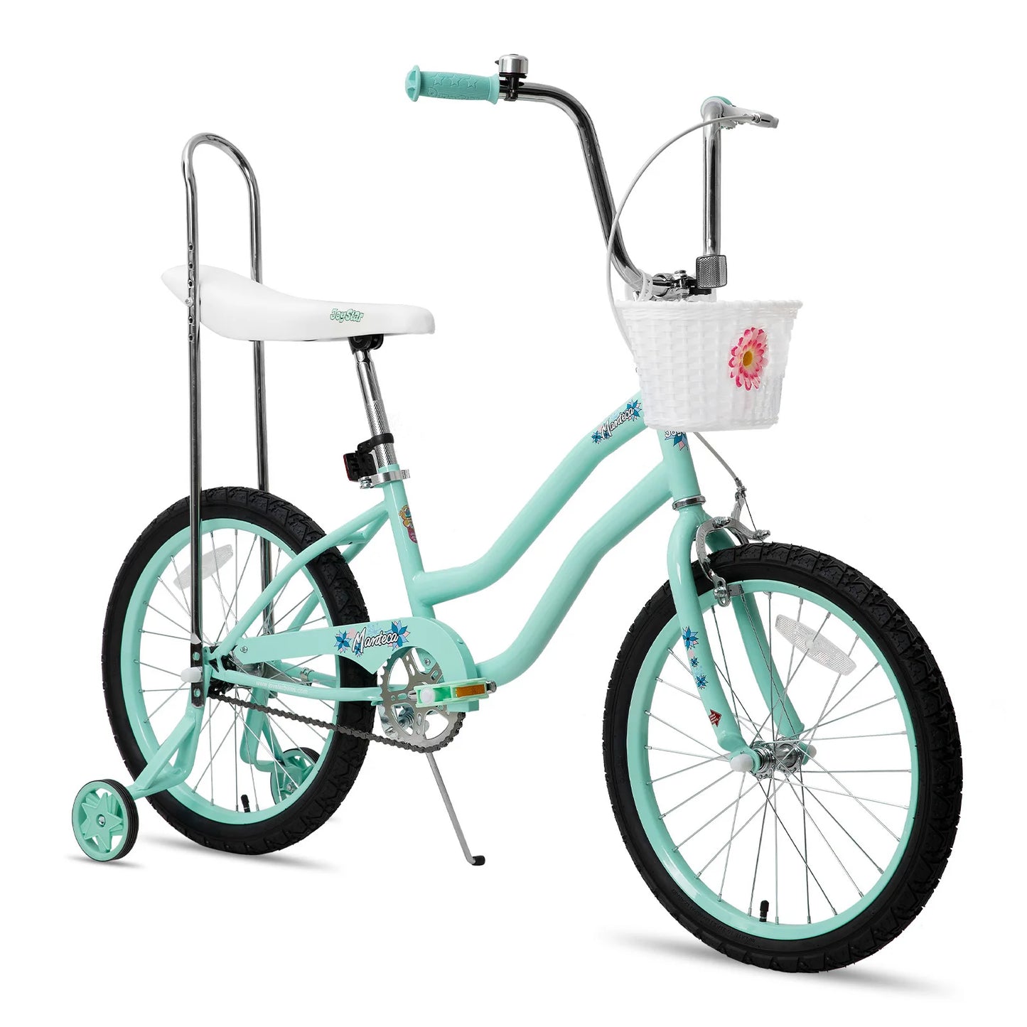 Joystar Girls Bike With Training Wheels Brakes Coaster Brake