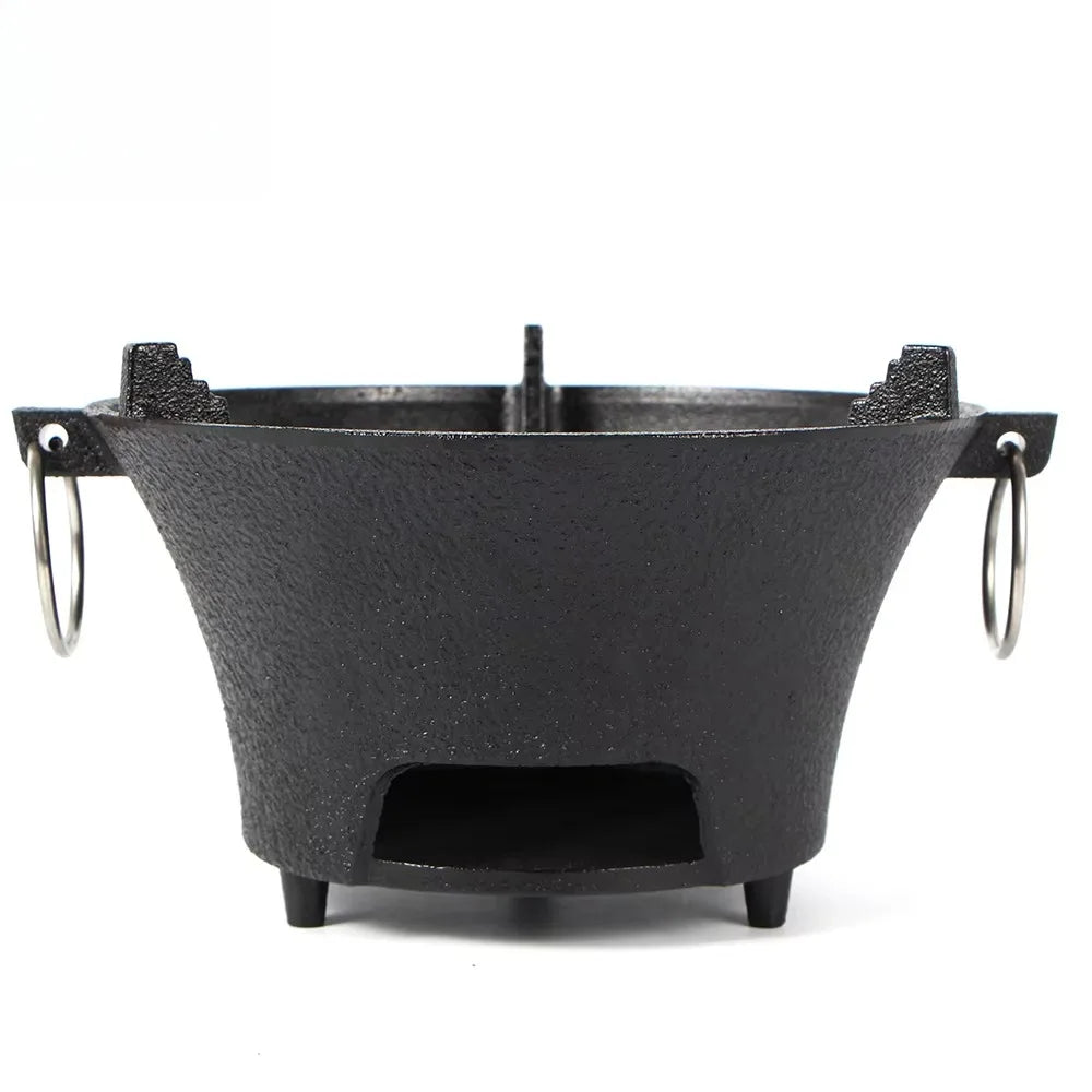HOMEFISH Cast Iron Stove For Outdoor Grill And Barbecue