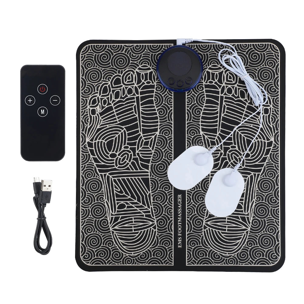 Hailicare Rechargeable Foot Massager Pad EMS Muscle Mat