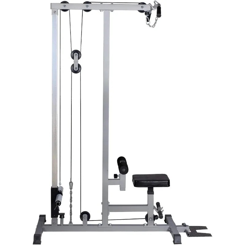 GDLF LAT Pull Down Machine Low Row Cable Fitness Exercise Body Workout Strength Training Bar Machine