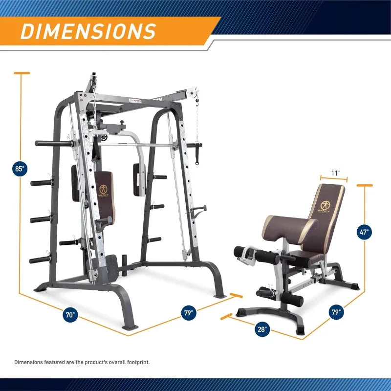Marcy Smith Cage Workout Machine Full Body Home Gym Equipment System