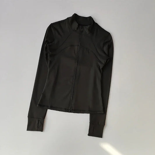 Skin Of Skin Women Zip Jacket Quick Dry Yoga Training Top