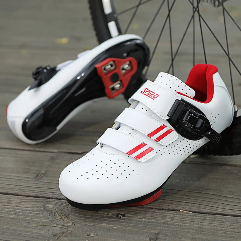 Peloton Compatible Mens Cycling Shoes With Look Delta Cleats