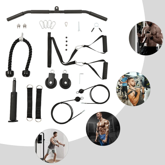 Exerciser Manual Carbon Steel Pulley System Fitness Cable