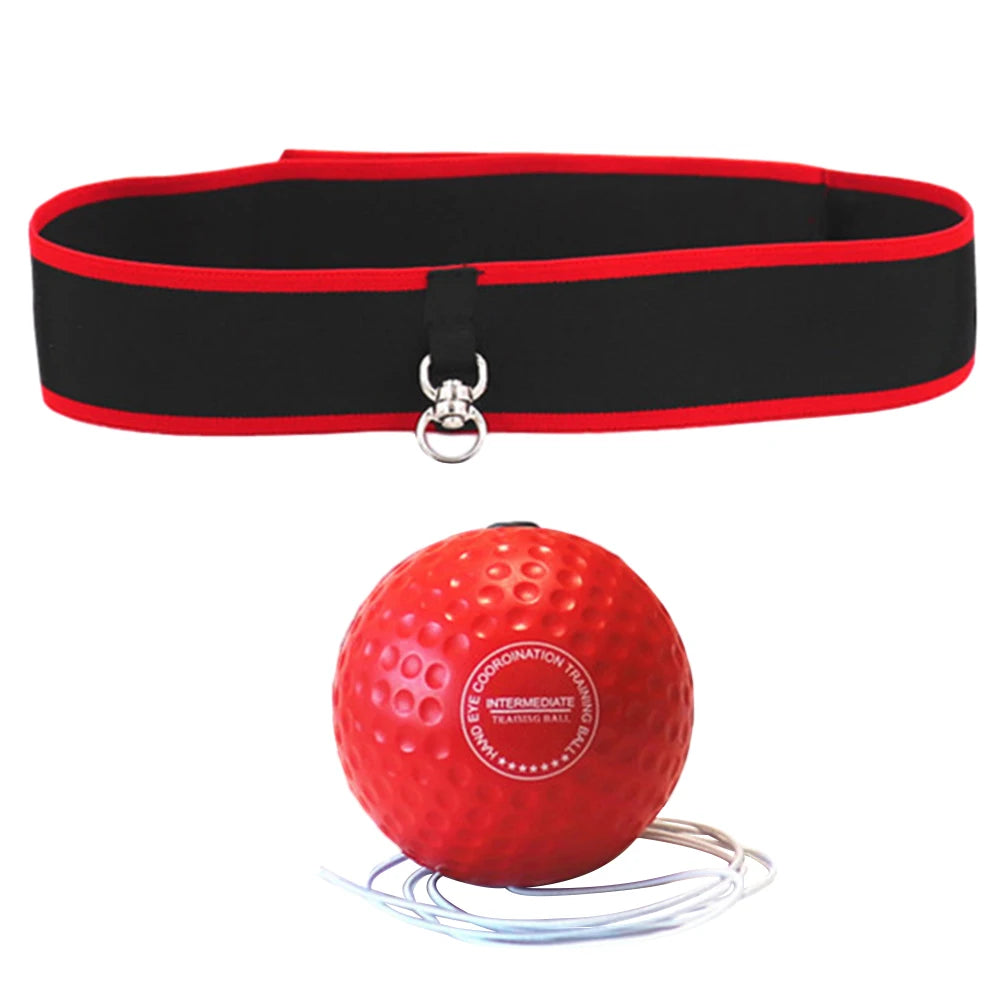 Boxing Training Reflex Ball with Adjustable Headband for Speed and Accuracy