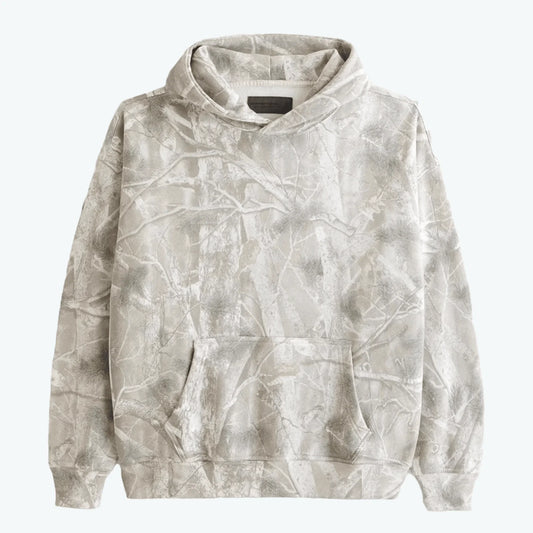 CN Guangdong Oversized Maple Leaf Hoodie for Women Cozy