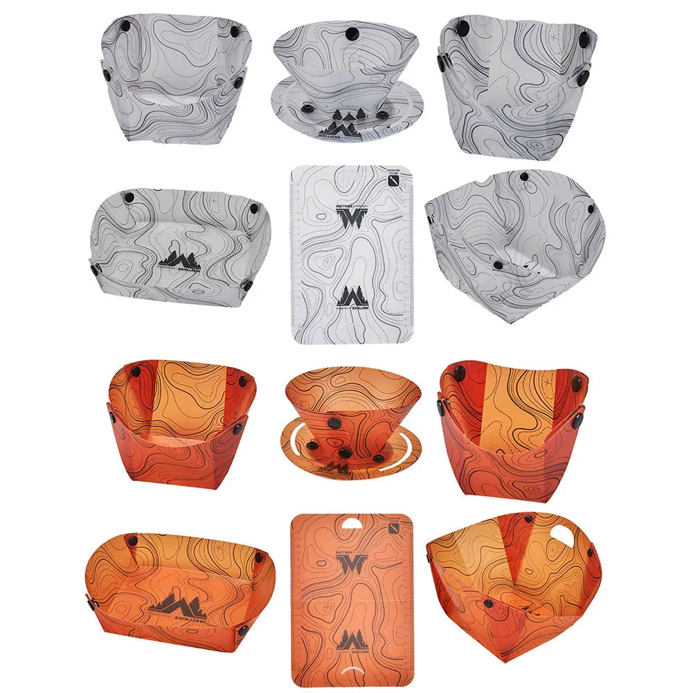 Eelhoe Lightweight Folding Tableware Set For Camping Hiking
