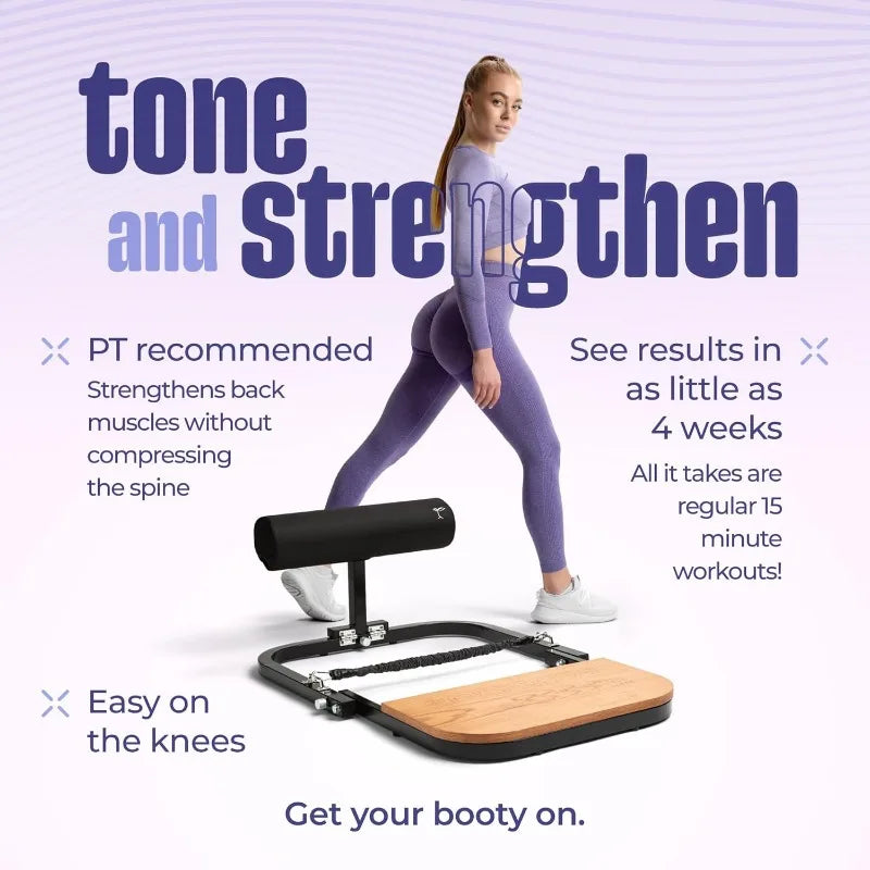 YTYIN BootySprout Hip Thrust Machine for Glute Training