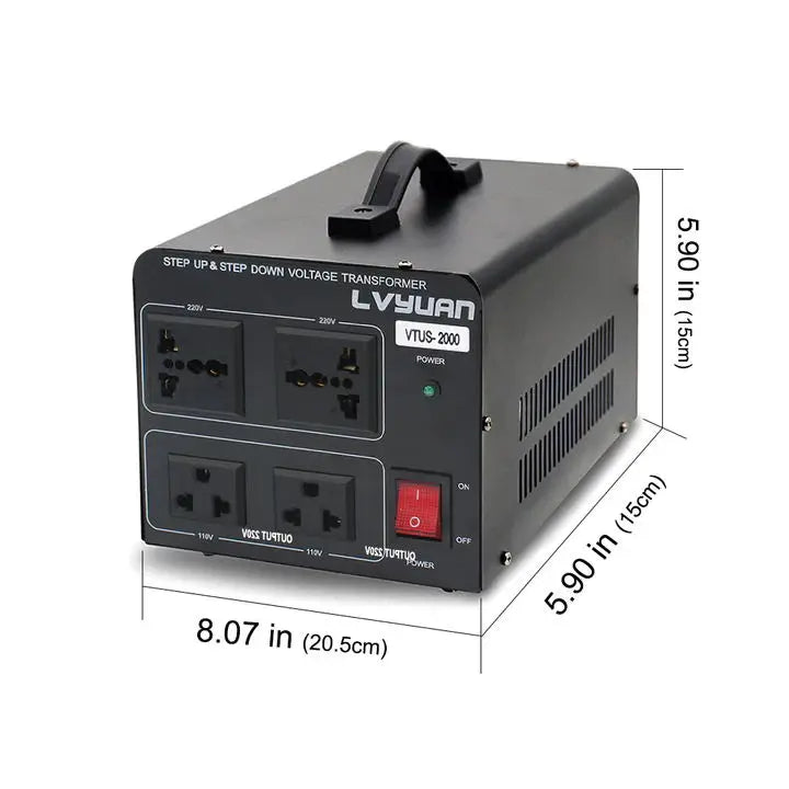 Foval 5000W 110V To 220V Voltage Transformer Converter