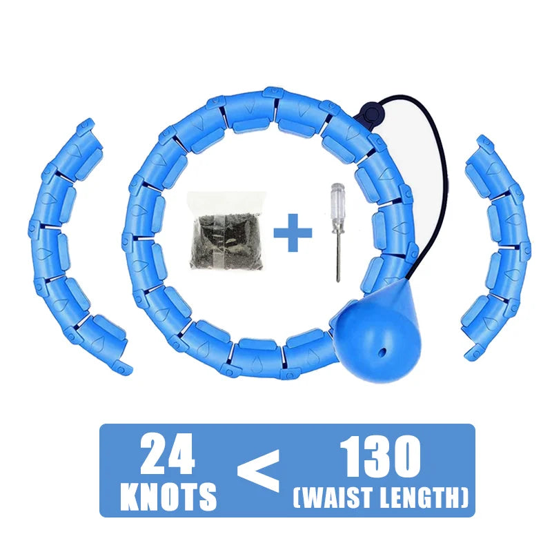 Weighted Fitness Hoops for Adults Adjustable Plus Size Smart Exercise