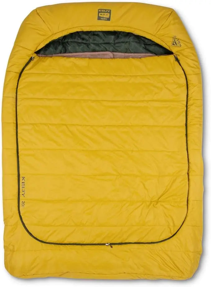 Kelty Tru Comfort Doublewide 20 Degree Two Person Sleeping Bag for Camping