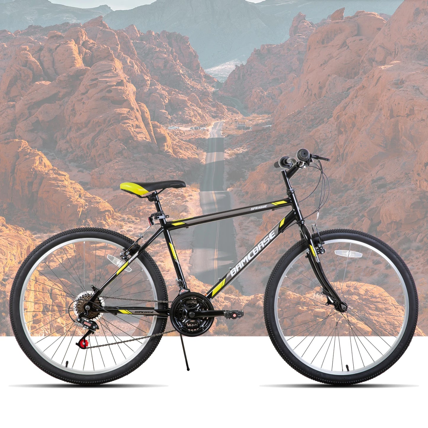 Joystar Mountain Bike 21 Speeds High Carbon Steel Frame