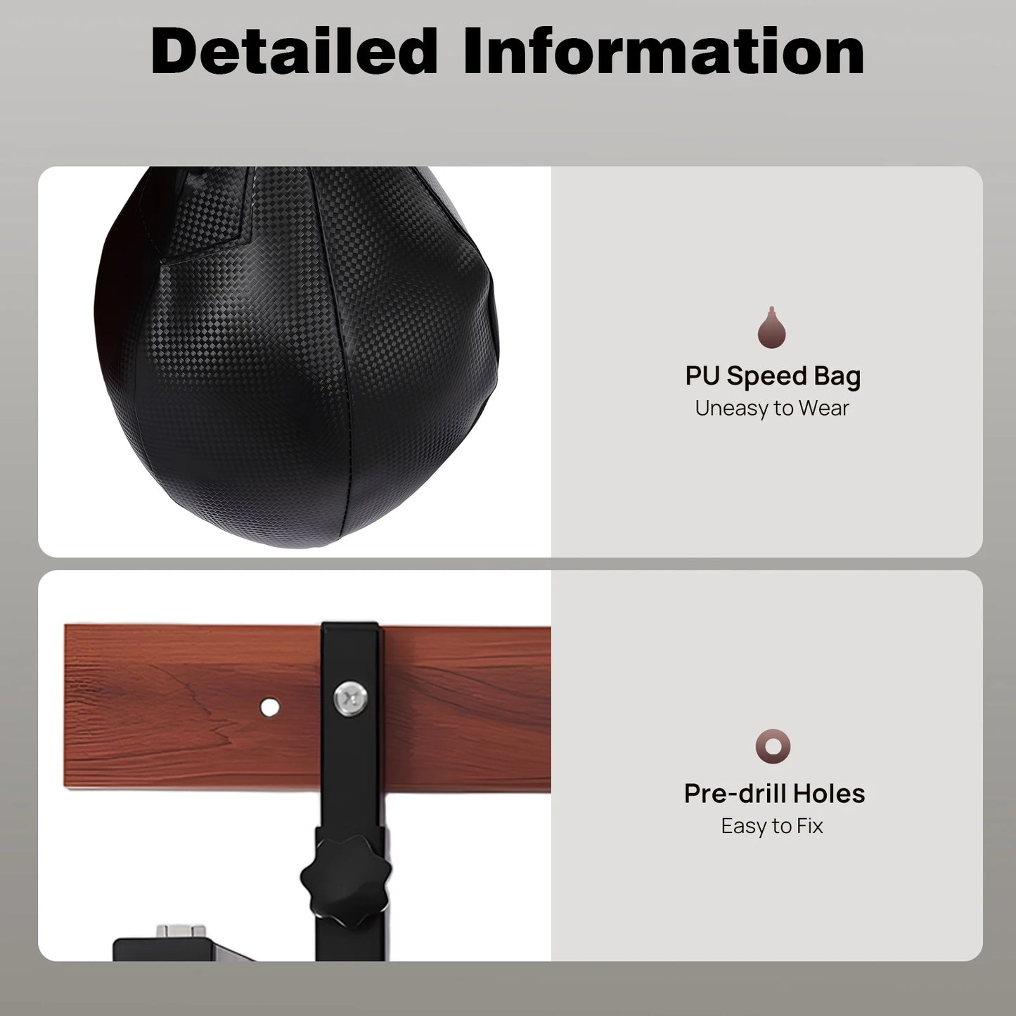 Hign-concerned Heavy Duty Adjustable Speedbag WallMounted Platform Kit Boxing Training