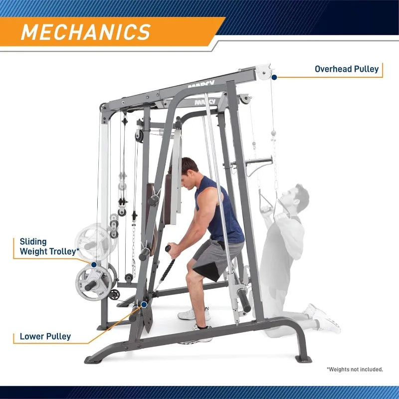 Marcy Smith Cage Workout Machine Full Body Home Gym Equipment System