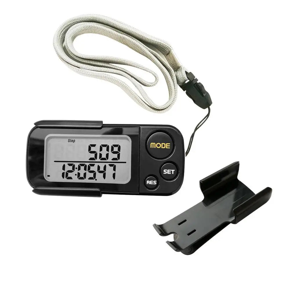 3D Electronic Pedometer Mini Step Counter for Men and Women Exercise