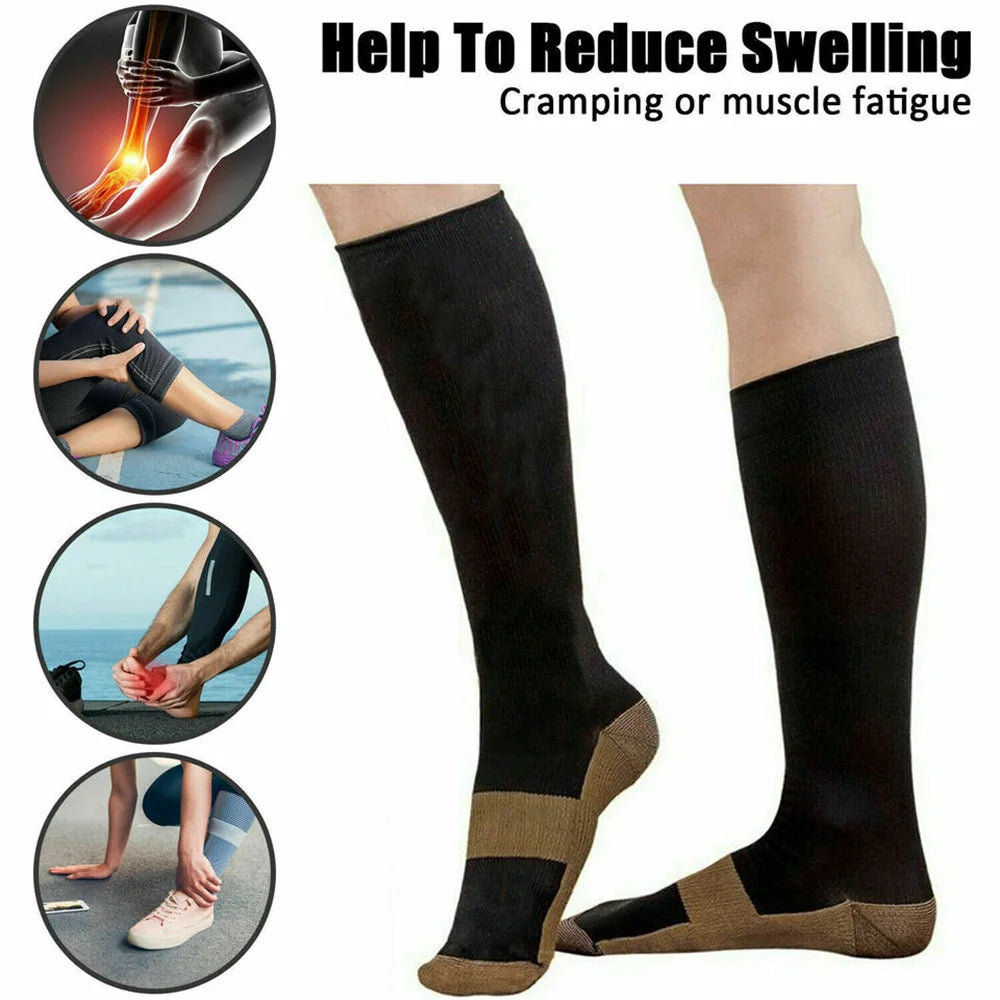 Guangdong Copper Compression Socks Unisex 20 30 MmHg