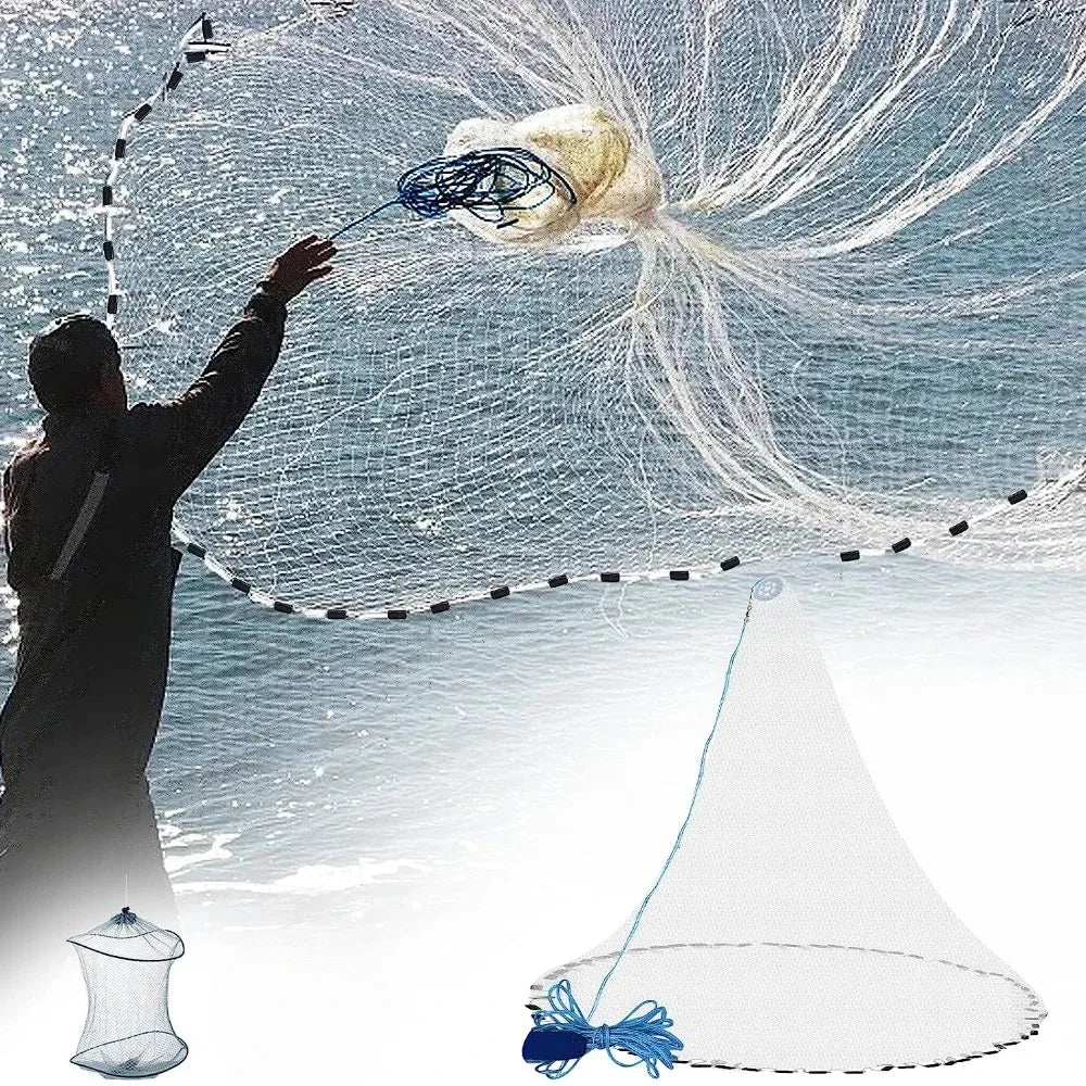 Depth Premium Cast Bait Net For Saltwater Fishing
