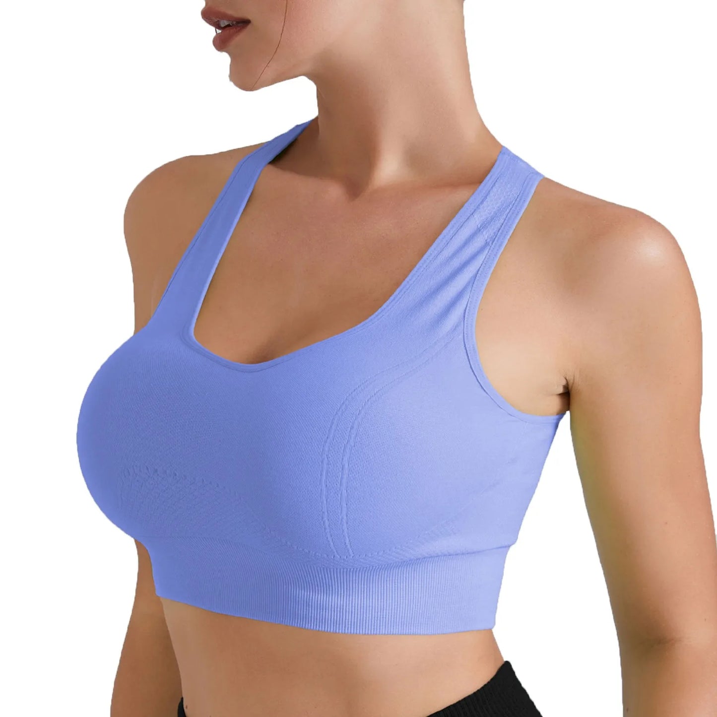 Eillysevens Women High Support Sports Bra With Chest Pad