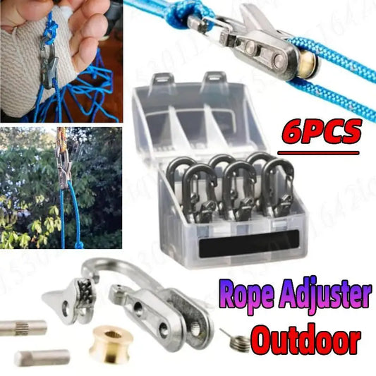 Shunmaii Rope Adjuster Stopper Tightener For Camping