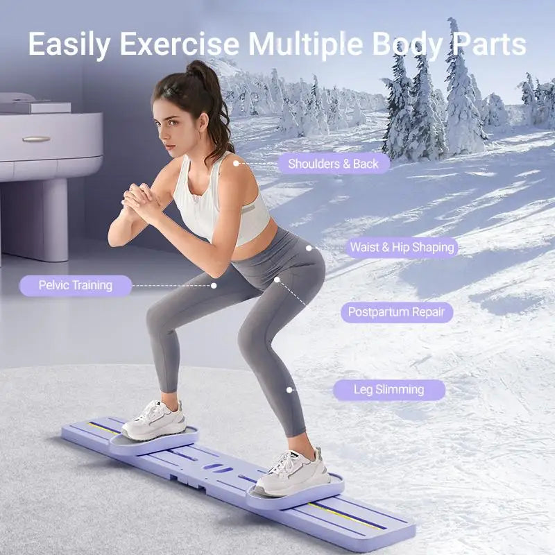 Cursor Fitness 3-in-1 Foldable Ski Trainer for Home Gym