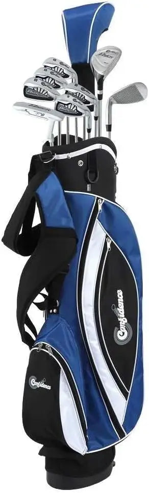 Golf Mens Power V3 Club Set with Stand Bag Right Handed Regular Flex