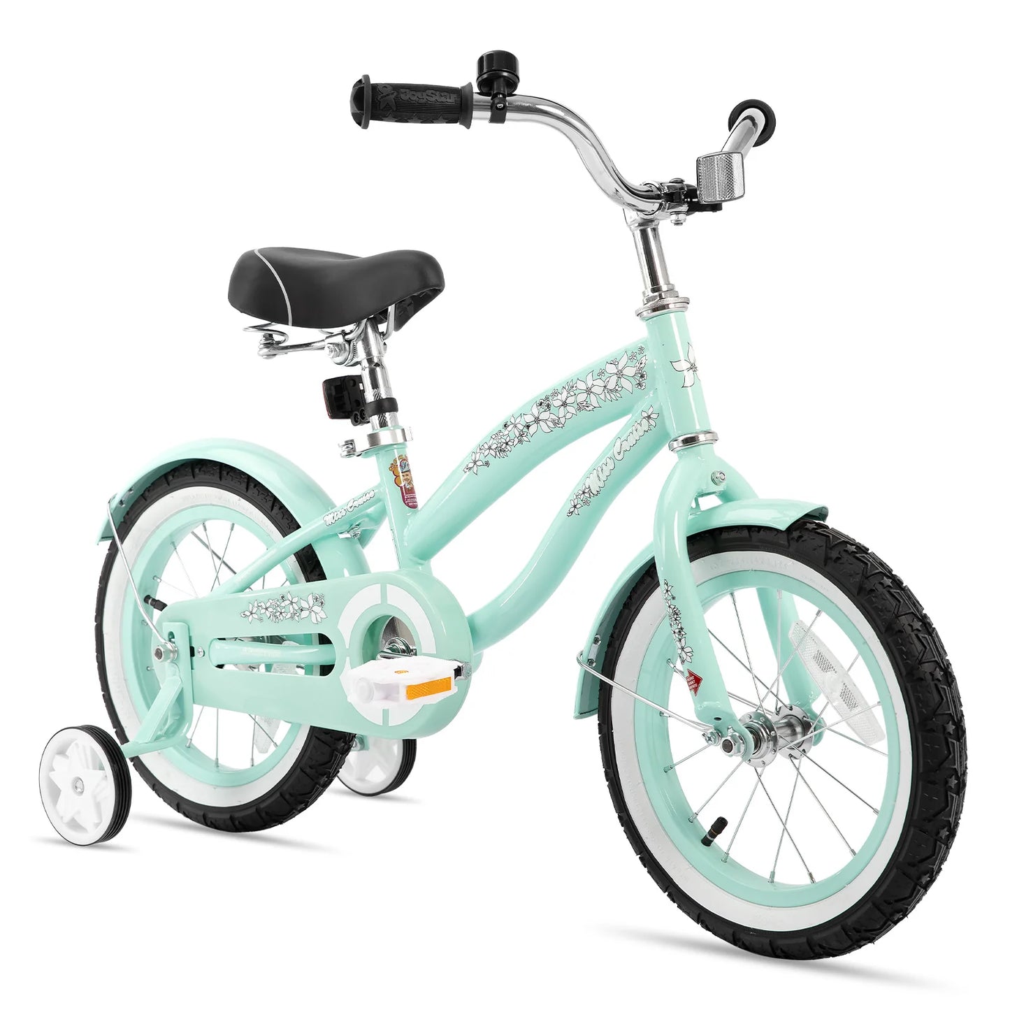 US Free Shipping 12/14/16 inch 6 Color Kids Children Bike With Training Wheel Princess Kids Bicycles Girls Bike Foot Break BSCI