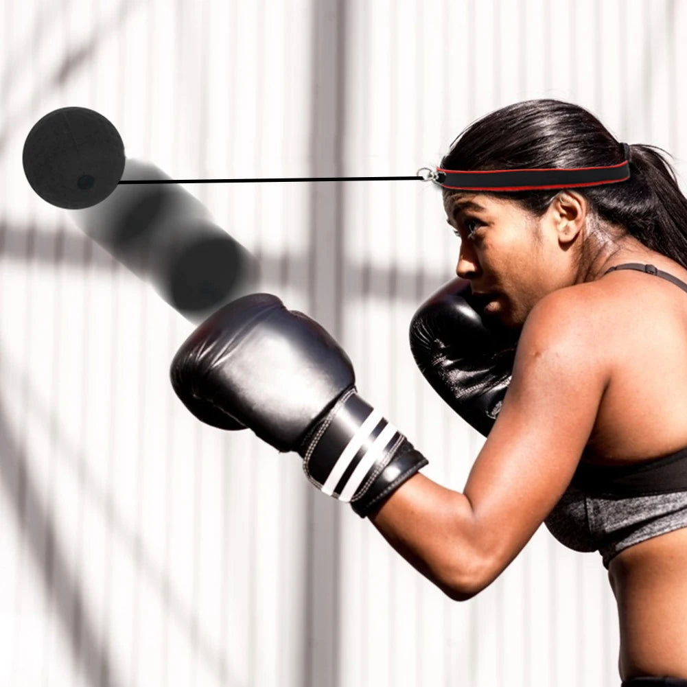 Boxing Training Reflex Ball with Adjustable Headband for Speed and Accuracy
