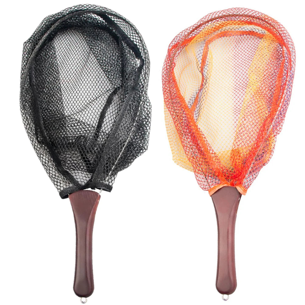 Shunmaii Folding Fishing Landing Net With Wooden Handle