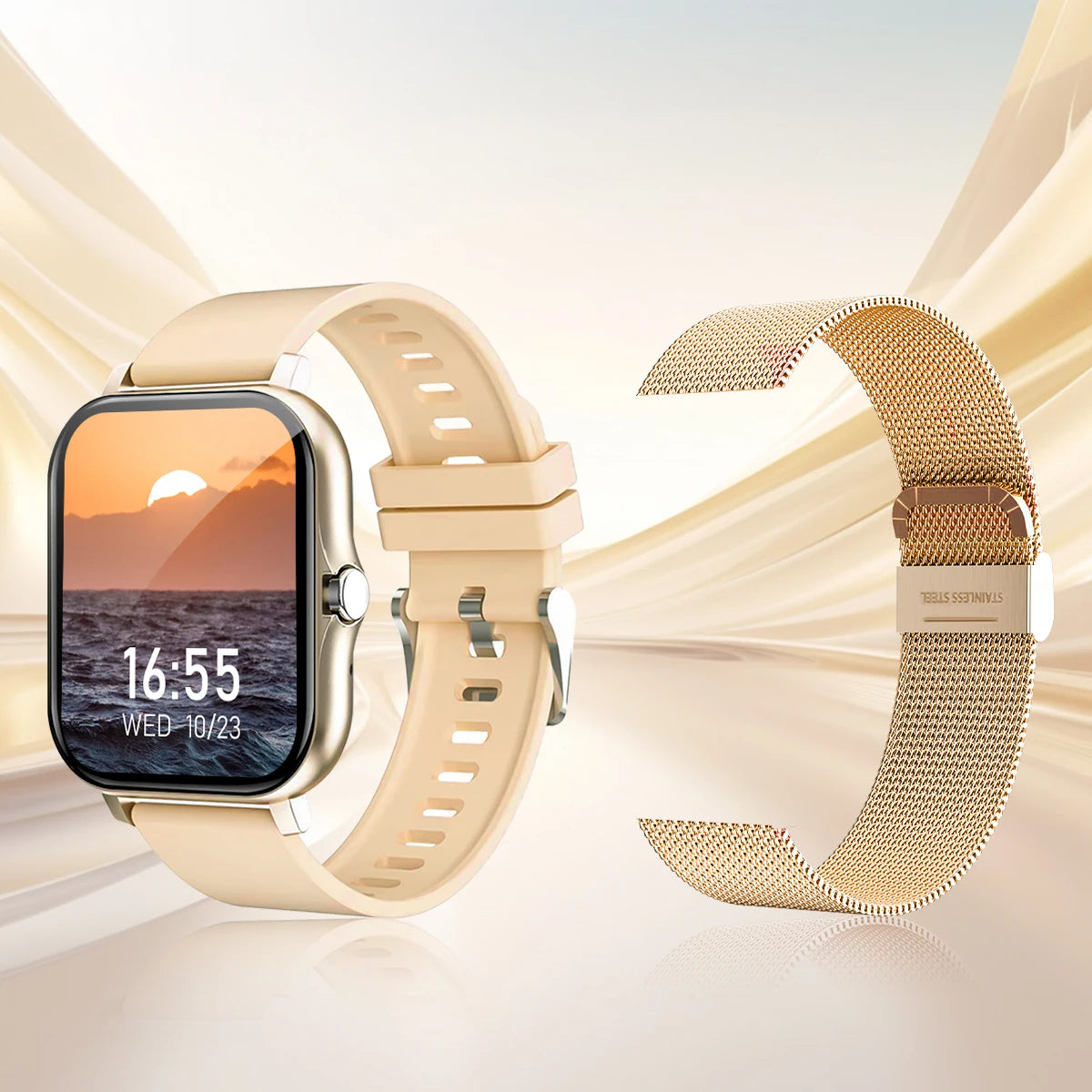 Smart Watch with Wireless Calling Fitness Tracker and Sport Mode for All Devices