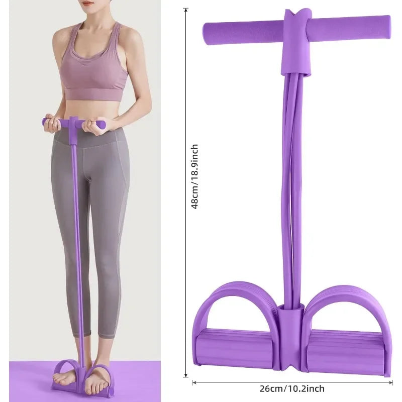 XMSJ 4 Level Resistance Band Tensioner Non Slip Training