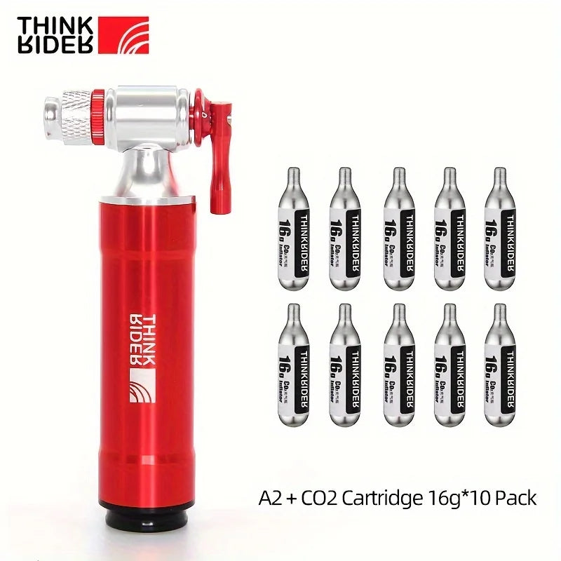 ThinkRider CO2 Bike Pump With Schrader Presta Adapter