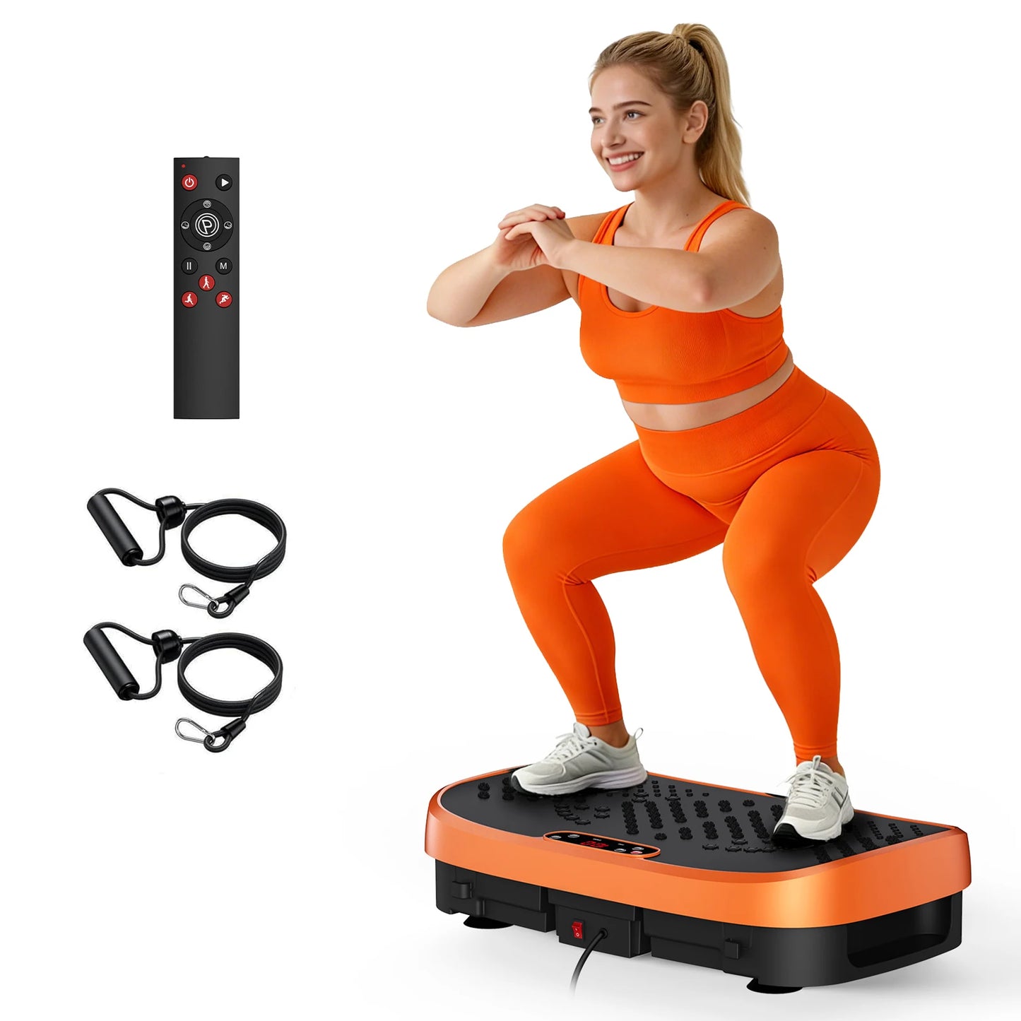 Vibration Plate Exercise Machine With 120 Levels For Home Gym
