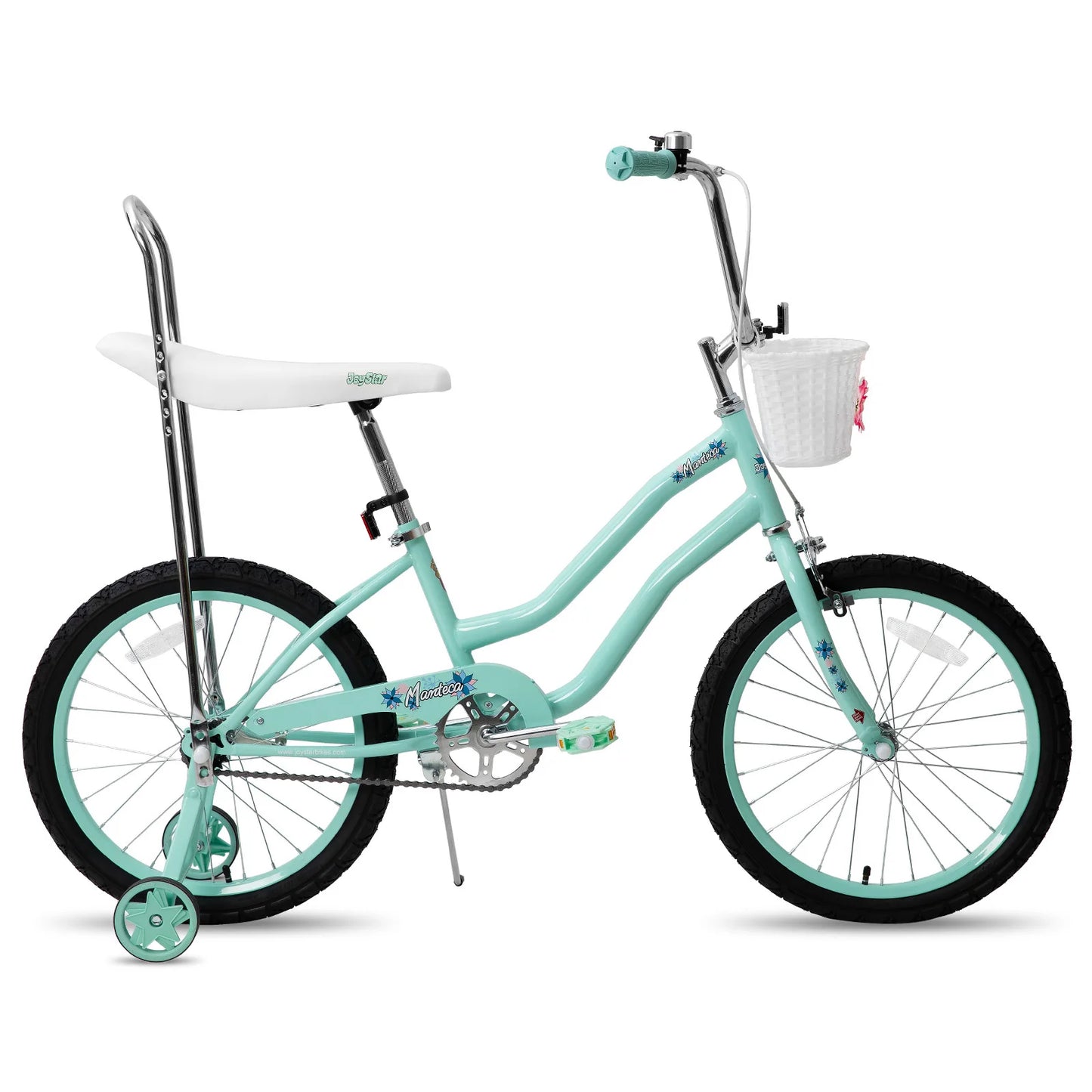 Joystar Girls Bike With Training Wheels Brakes Coaster Brake